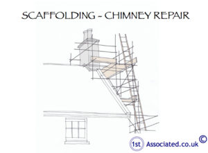 Scaffolding_chimney repair