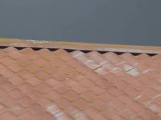 Weathering effect to roof